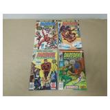 LOT OF 4 MARVEL COMICS DAREDEVIL BRONZE AGE BOOKS