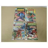 LOT OF 4 MARVEL COMICS DAREDEVIL BRONZE AGE BOOKS
