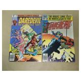 LOT OF 2 MARVEL COMICS DAREDEVIL BRONZE AGE BOOKS