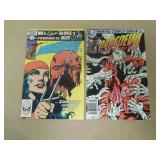 LOT OF 2 MARVEL COMICS DAREDEVIL BRONZE AGE BOOKS