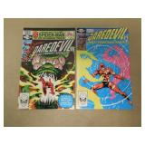 LOT OF 2 MARVEL COMICS DAREDEVIL BRONZE AGE BOOKS