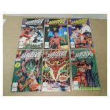 LOT OF 6 MARVEL COMICS DAREDEVIL 257 - 262