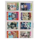 LOT OF 8 1970'S SPORTS CARDS