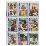 LOT OF 18 1970'S TOPPS FOOTBALL CARDS