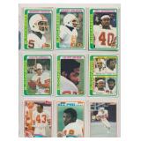 LOT OF 14 1970'S TOPPS FOOTBALL CARDS