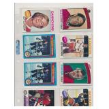 LOT OF 8 1970'S TOPPS HOCKEY CARDS