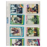 LOT OF 8 1970'S TOPPS HOCKEY CARDS