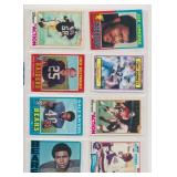 LOT OF 8 1970'S TOPPS FOOTBALL CARDS