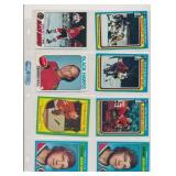 LOT OF 8 1970'S TOPPS HOCKEY CARDS