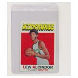 1968 TOPPS LEW ALCINDOR BASKETBALL CARD