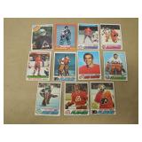 LOT OF 11 1970'S NHL HOCKEY CARDS
