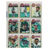 LOT OF 18 1970'S TOPPS FOOTBALL CARDS