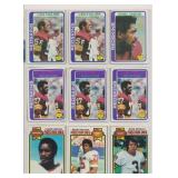 LOT OF 18 1970'S TOPPS FOOTBALL CARDS