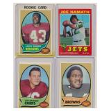 LOT OF 4 TOPPS 1970'S NFL FOOTBALL CARDS