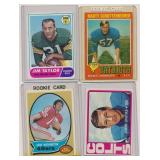 LOT OF 4 TOPPS 1970'S NFL FOOTBALL CARDS