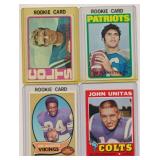 LOT OF 4 TOPPS 1970'S NFL FOOTBALL CARDS
