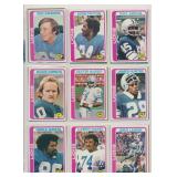 LOT OF 18 1970'S TOPPS FOOTBALL CARDS