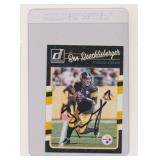 2016 PANINI DONRUSS BEN ROETHLISBERGER AUTO