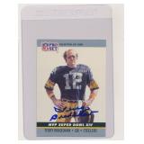 1990 NFL PRO SET TERRY BRADSHAW AUTOGRAPH