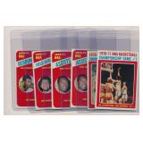 LOT OF 6 1968 TOPPS BASKETBALL CARDS