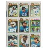 LOT OF 18 1970'S TOPPS FOOTBALL CARDS