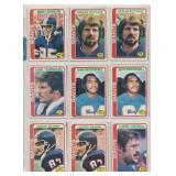 LOT OF 18 1970'S TOPPS FOOTBALL CARDS