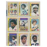 LOT OF 18 1970'S TOPPS FOOTBALL CARDS