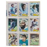 LOT OF 18 1970'S TOPPS FOOTBALL CARDS
