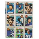 LOT OF 18 1970'S TOPPS FOOTBALL CARDS