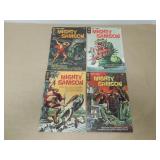 LOT OF 4 MIGHTY SAMSON GOLD KEY COMICS SILVER AGE