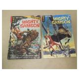LOT OF 2 MIGHTY SAMSON GOLD KEY COMICS SILVER AGE