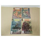 LOT OF 4 TUROK SON OF STONE DELL COMICS SILVER AGE