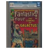 FANTASTIC FOUR #48 CGC 7.0 KEY SILVER AGE BOOK