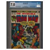 IRON MAN #55 CGC 7.0 KEY BRONZE AGE BOOK