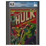 INCREDIBLE HULK #181 CGC 4.5 KEY BRONZE AGE BOOK