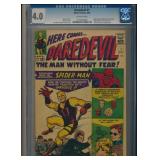 DAREDEVIL #1 CGC 4.0 KEY SILVER AGE BOOK