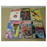 LOT OF 6 DAREDEVIL MARVEL COMIC BOOKS