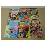 LOT OF 6 DAREDEVIL MARVEL COMIC BOOKS