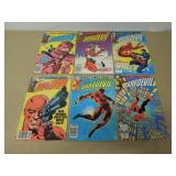 LOT OF 6 DAREDEVIL MARVEL COMIC BOOKS