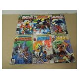 LOT OF 6 DAREDEVIL MARVEL COMIC BOOKS