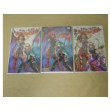 LOT OF 3 KING IN BLACK: GWENOM VS. CARNAGE #1 JSC