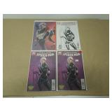 LOT OF 4 SPIDER-MAN JSC VARIANT COVERS BLACK CAT