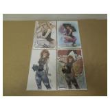 LOT OF 4 ASM JSC VARIANT COVERS GWEN STACY