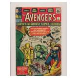 THE AVENGERS #1 KEY SILVER AGE MARVEL COMIC BOOK