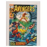 THE AVENGERS #72 KEY SILVER AGE MARVEL COMIC BOOK