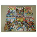 LOT OF 6 HERO FOR HIRE BRONZE AGE MARVEL COMICS