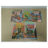 LOT OF 5 HERO FOR HIRE BRONZE AGE MARVEL COMICS