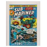SUB-MARINER #55 BRONZE AGE MARVEL COMIC BOOK