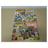 LOT OF 4 BRONZE AGE SUB-MARINER MARVEL COMIC BOOKS