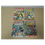 LOT OF 4 BRONZE AGE SUB-MARINER MARVEL COMIC BOOKS